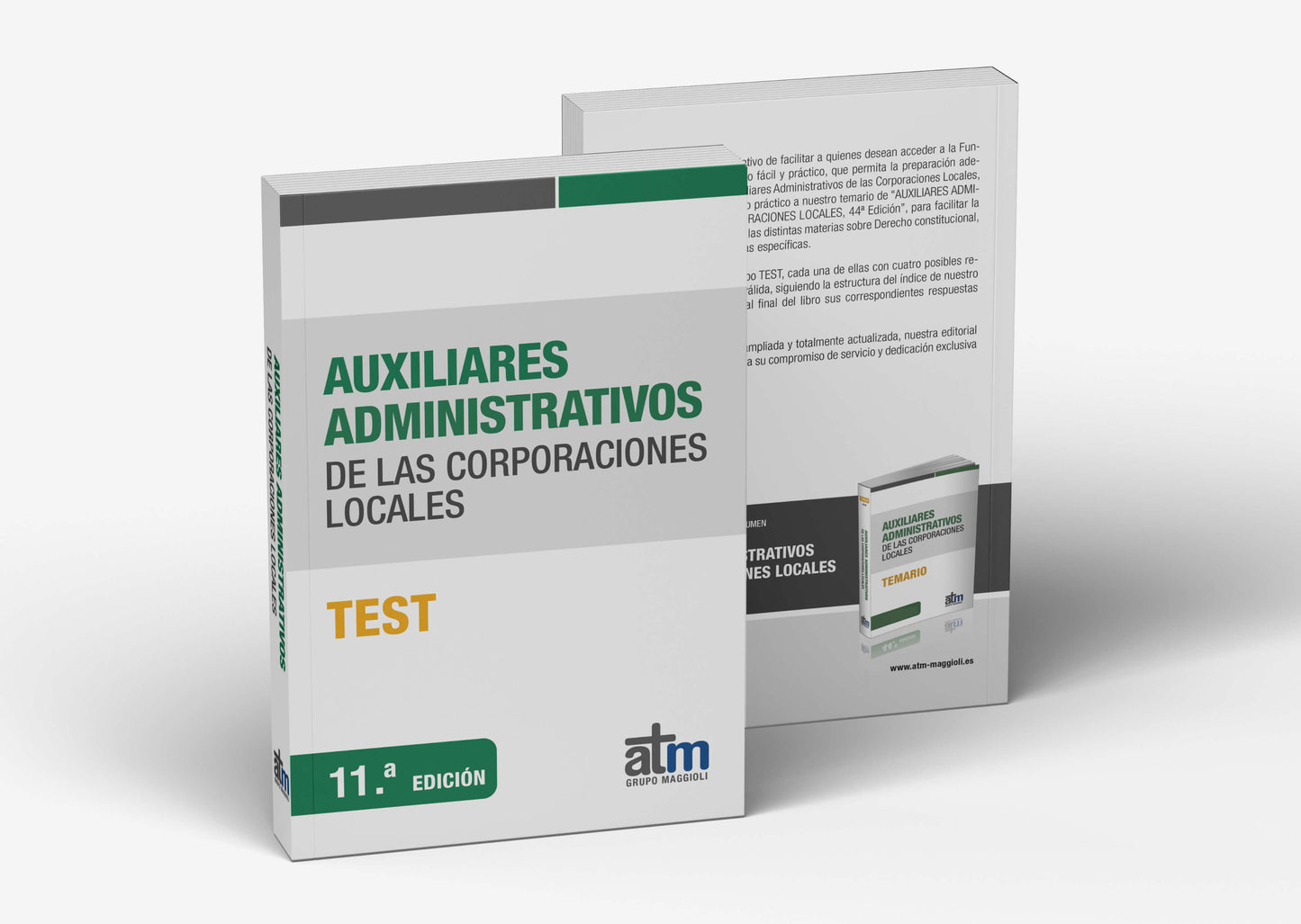 Temario Auxiliares Administrativos de las Corporaciones Locales. TEST